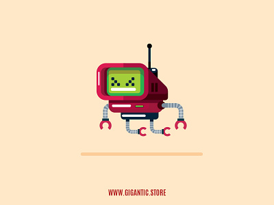 Flat Game Design Computer Enemies Digital Illustration cartoon character character design computer design flat design game game art game design games illustration vector