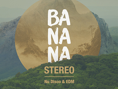 Banana Stereo asia banana china edm electronic music gigs graphic design music nudisco poster shanghai