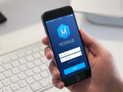 Mediahub app design interactive ios iphone mobile product product design ui ux web