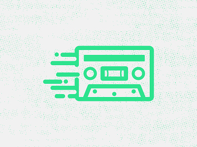 Lé Cassette app eleven email icons ios music notifications outline vector
