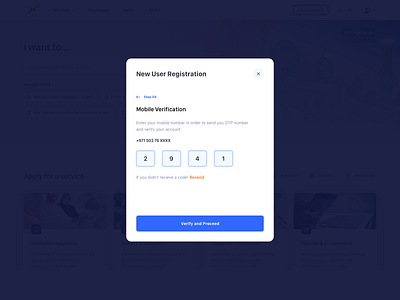 Registration Screen