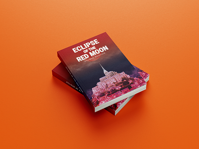 Eclipse of the Red Moon - Book Cover book branding design graphic design