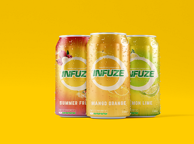 Infuze Drinks - Product Design beverage branding design food graphic design product design typography