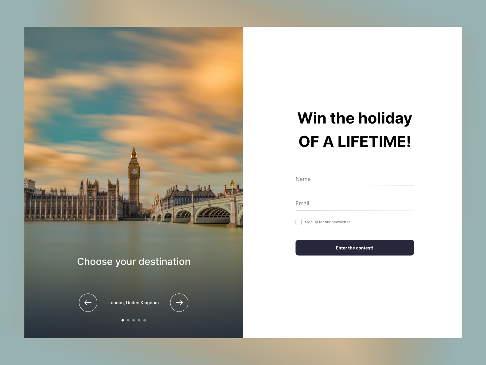 Sign Up Page By Josiah On Dribbble