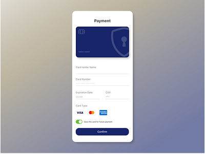 Mobile Credit Card Checkout card payment credit card payment dailyui design figma mobile card payment mobile payment payment portfolio ui ux