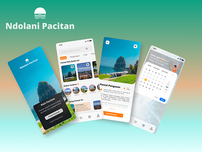 Tourism Apps design graphic design ui ux