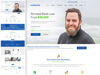 Loan Website Design design designdemo loanwebsitedesign webdesign websitedesign