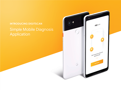 Digit Scan  /  UI UX Mobile App 🔍