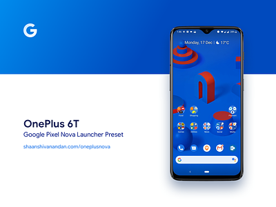 💯 One Plus 6T / Nova Launcher Preset 💯 android blue color free google google pixel launcher mobile nova launcher oneplus oneplus 6t phone pixel preset settings template ui ux