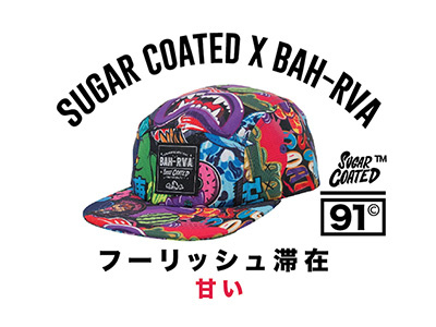 Sugar Coated X Bah Rva apparel art graphic design logo logo design