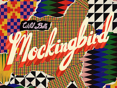 Mockingbird art branding design graphic design illustration logo sugar coated typography vector