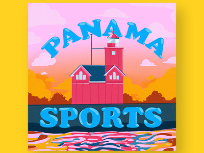 Panama art branding design graphic design icon illustration sugar coated typography