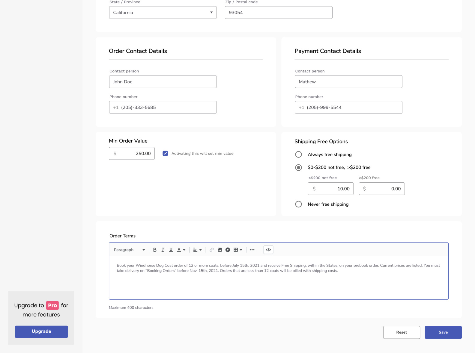 Min Order/Shipping fee Options by Venkatesh Sr. UI / UX Product