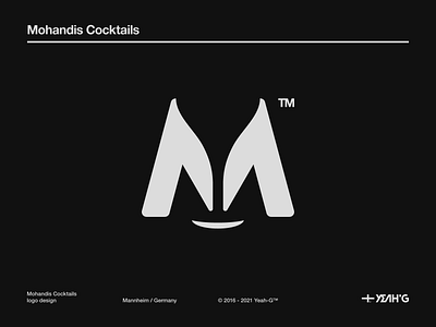 Mohandis Cocktails logo brand identity branding branding concept branding design cocktail cocktails helvetica logo logo design logo designer logo designs logodesign logodesigner logodesigns logomark logos logotype symbol vector design