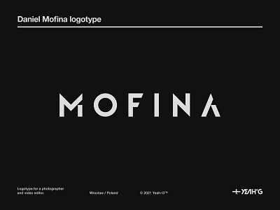 Daniel Mofina logotype brand identity branding branding concept branding design custom type geometric less is more logo logo design logodesign logos logotype logotype design logotype designer photographer photography type design typeface typography