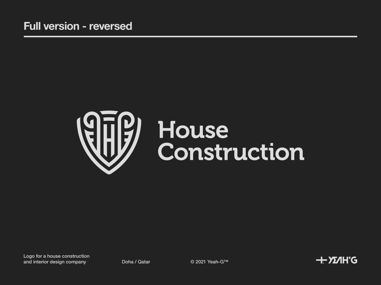 House Builder Logo Template | Text logo design, Construction logo design,  Property logo design