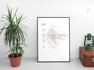 w.o.o.d.s. | Act 002 | Poetry Posters | Photography Exploration design dribbble featured graphic design office art office decor poster poster design type typography