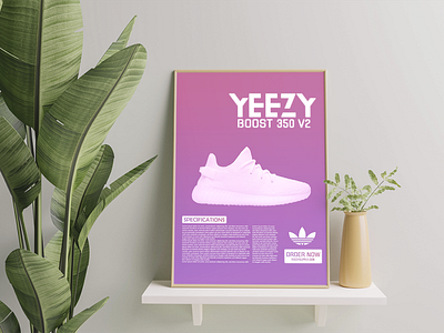 Yeezy Poster branding design dribbble featured graphic design illustration logo poster vector