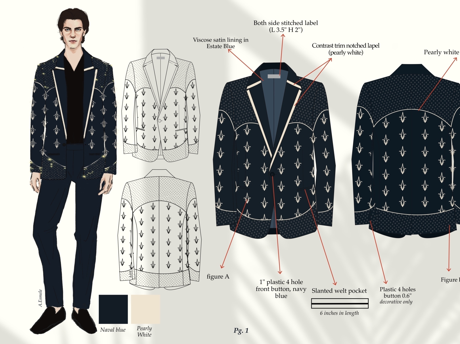 Suit Jacket Design by angelie esmele on Dribbble