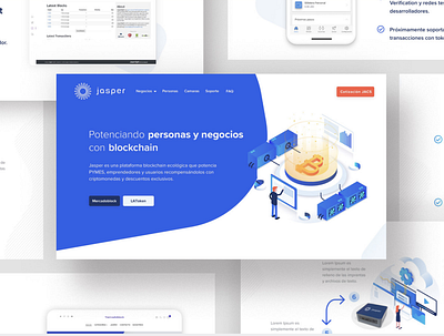 🇦🇷 Jasper Coin | Jasper Blockchain Foundation bootstrap figma ui ux web webdesign