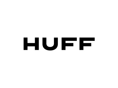 Huff custom custom letters huff letters logo wordmark