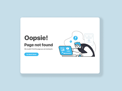 DailyUI #008 - 404 Page