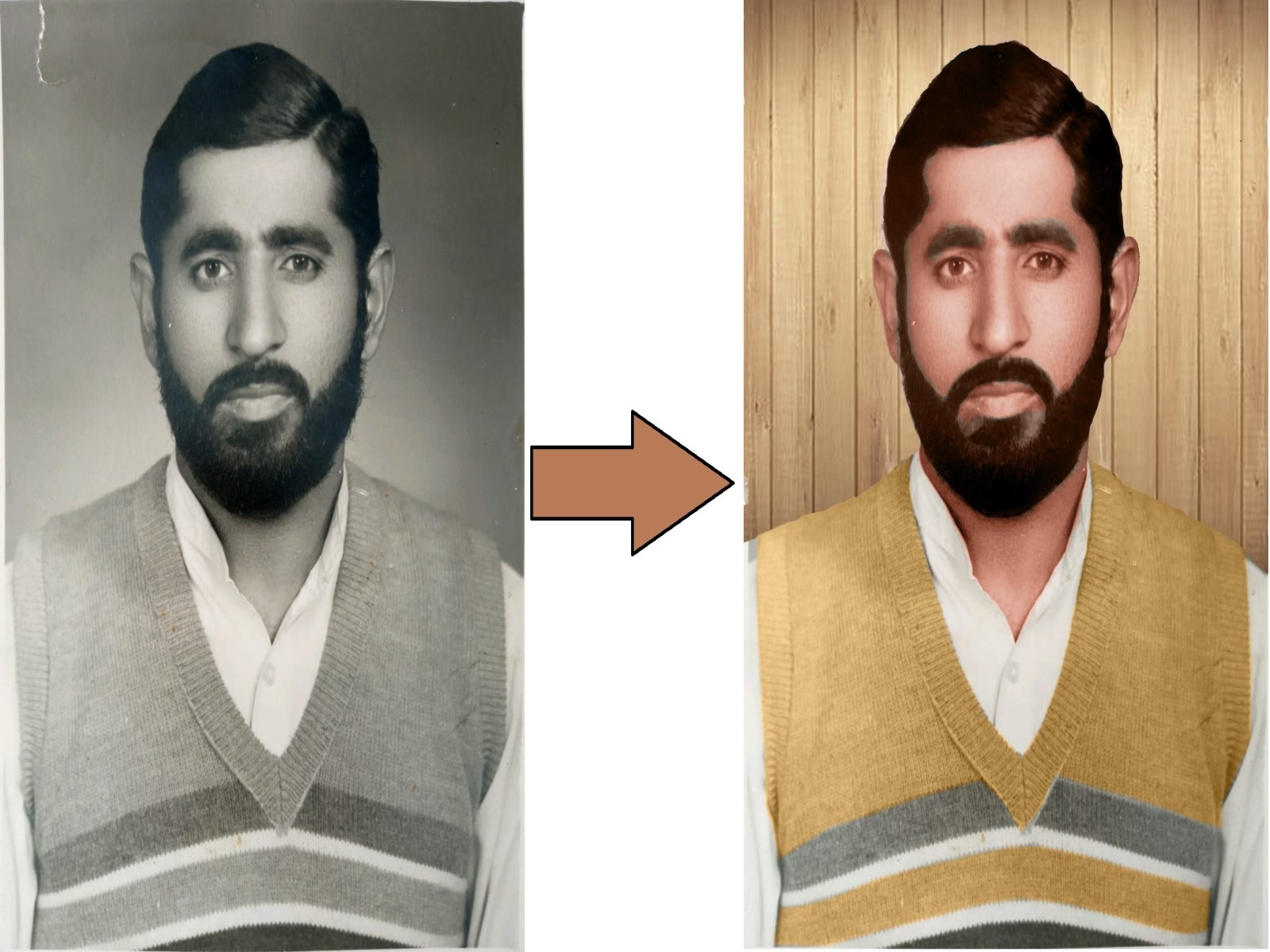 B&W to Colored Conversion by Ahmed Saeed on Dribbble