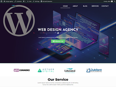 Wordpress Landing Page Design