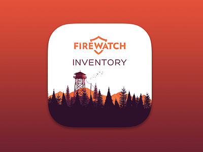 Daily UI: Day 005 - App icon 005 app app icon dailyui firewatch firewatch inventory game
