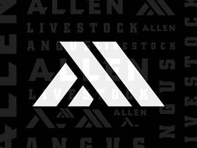 Branding Direction for a Cattle Company angus beef cattle cow farm iowa livestock modern monogram