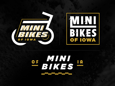 Mini Bikes of Iowa Branding bike bike logo bikes dirt bike iowa mini bike moped moto motorcycle motorcycle logo motorsport