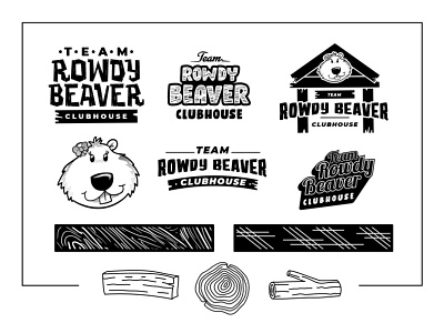 Branding Items for a bar bar bar branding bar logo beaver beer beer logo clubhouse draft iowa