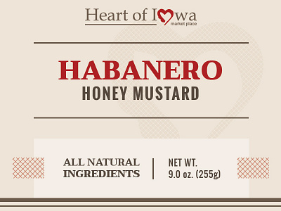 First Concept for a Sauce Label honey label mustard packaging sauce