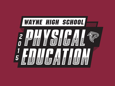 2015 PE Shirt Graphic for Wayne High School