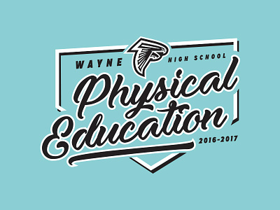 2017 PE Graphic for Wayne High School falcon high school pe physical education school