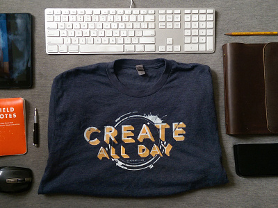 Gradient9 Create All Day Shirt Design