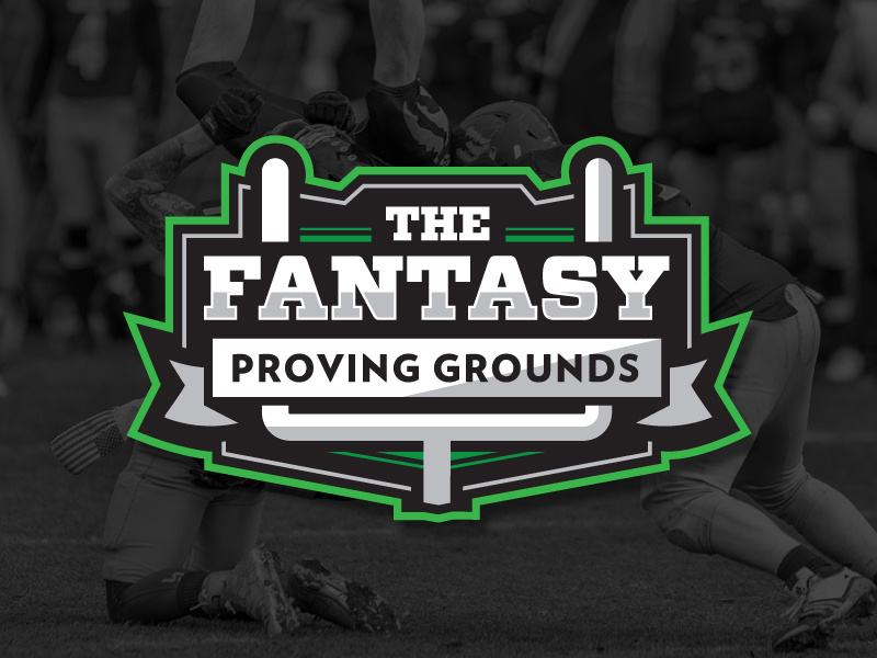 The Fantasy Proving Grounds Logo fantasy football logo sports logo fantasy sports football fantasy football
