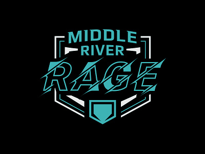 Middle River Rage Softball Shirt Graphic