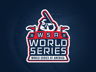 2015 Wsa Logo america badge baseball bat sports sports badge sports logo stadium world series