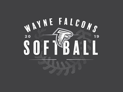 2019 Wayne Falcons Softball baseball girl iowa softball sports woman