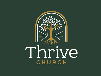 Thrive Church Full Color Logo bible christ christian church god hope iowa jesus love religion roots thrive tree