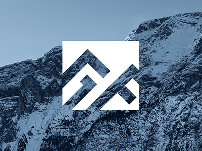 Emblem for Gray Financial emblem finance financial gf iowa mark monogram mountain mountain tops
