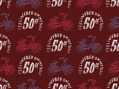 Moped Pattern automobile fast gasoline moped mopedarmy moto motorcycle pattern speed stroke vintage bike vintage moto