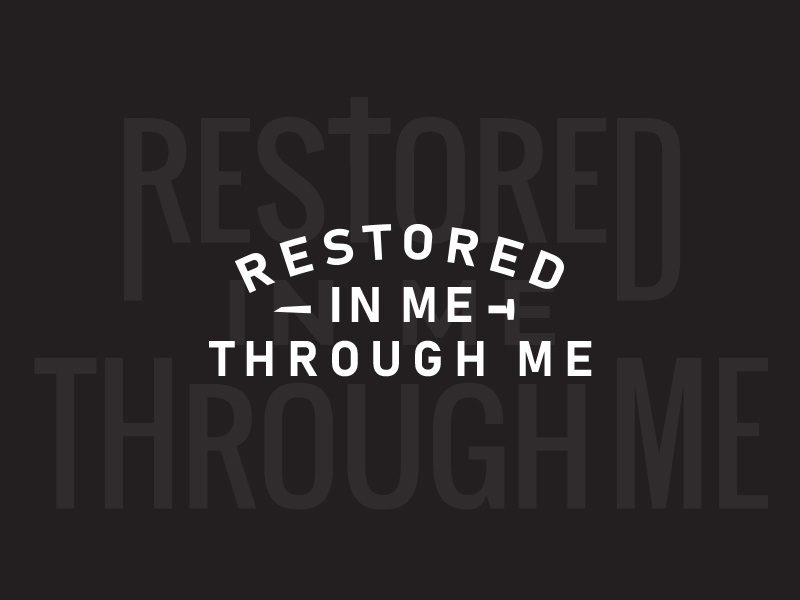 Wordmark for a Yearly Series. church church graphic cross nail growth grow restored