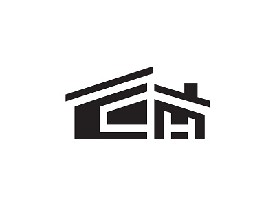 Killed Symbol for a Homebuilder construction elegant logo home homebuilder house icon midcentury modern modern house