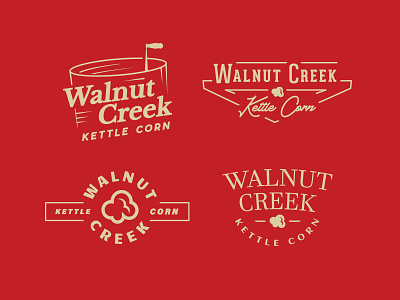 Walnut Creek Kettle Corn Logo Options