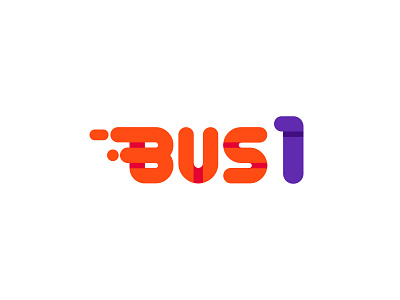 BUS 1 bus logo tourist travel
