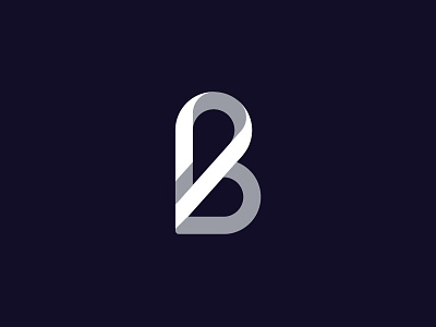 Letter B b identity letter logo typography