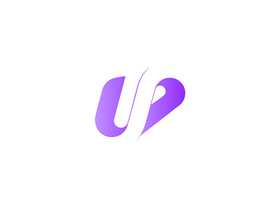 UP lettering logo up