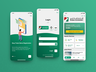 Mobile application for Dubai Economy